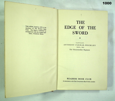 Book by Anthony Farrar-Hockley