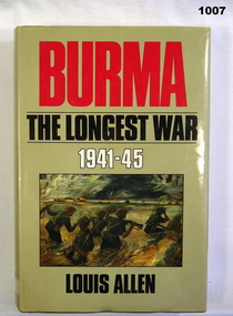 Book about the war in Burma 1941-45