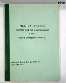 Book by Colonel Neil C Smith AM