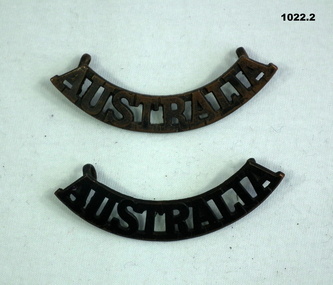 Set of Australia shoulder badges