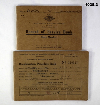 Record of service & demobilization procedure 
