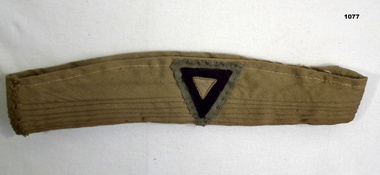 Slouch hat pugaree with colour patch