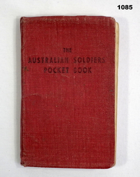 Red covered soldiers pocket book