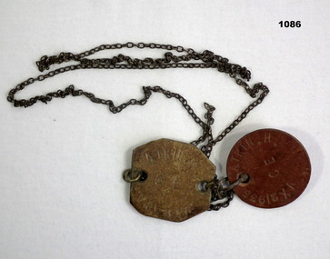 Set of Identity disc’s on a chain