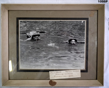 Photograph B & W water training in 1940