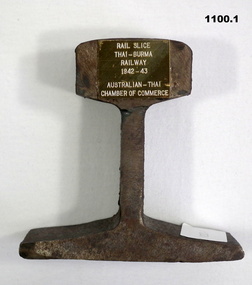 Section of the Burma Thai  Railway WW2
