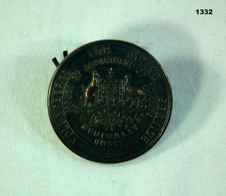 Volunteered for Active Service, Medically Unfit, Issued by Department of Defence Badge