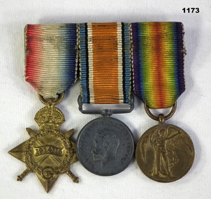 Miniature medal set AIF WW1