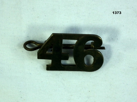 Brass badge 46th Bn Association