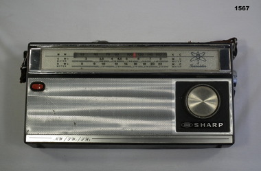 Sharp portable radio from the 1960’s