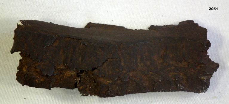 Piece of metal shrapnel from WW1