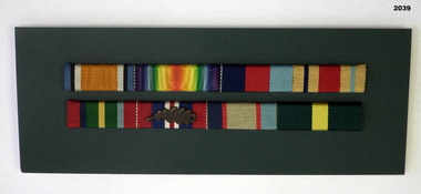 Ribbon set, AIF WW1 WW2 MID