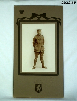 Photograph, one of three brothers WW1.