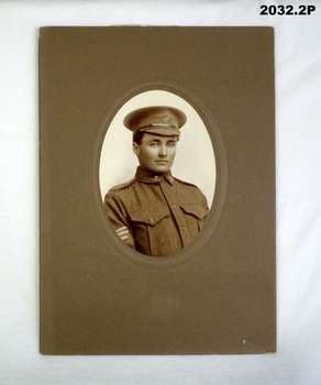 Photograph. One of three brothers WW1.
