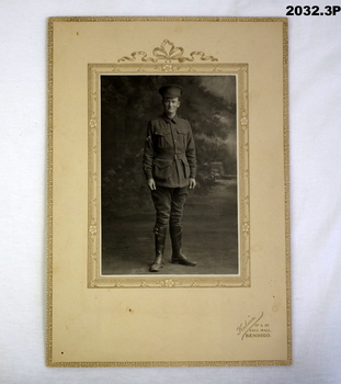 Photograph, one of three brothers WW1.