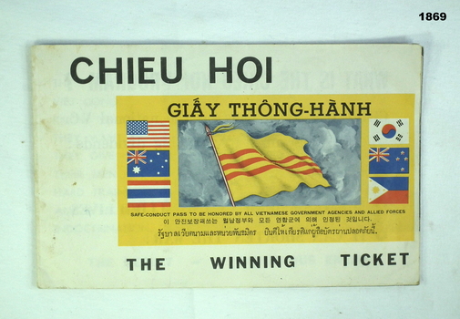 Pamphlet of propaganda sheets re Vietnam.
