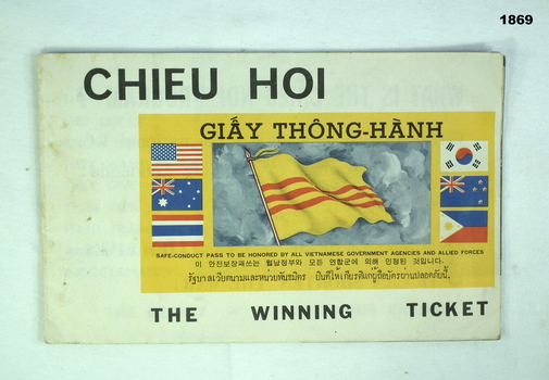 Pamphlet of propaganda sheets re Vietnam.