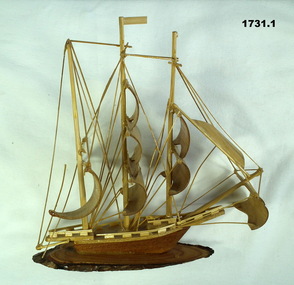 Small model of a Vietnamese boat