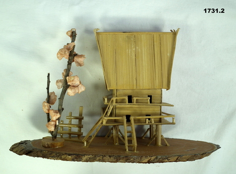 Small model of a Vietnamese building