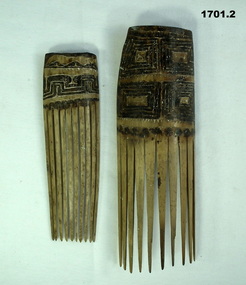 Two native combs fromNew Guinea.