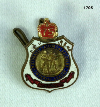 RSL membership badge with clip 1975