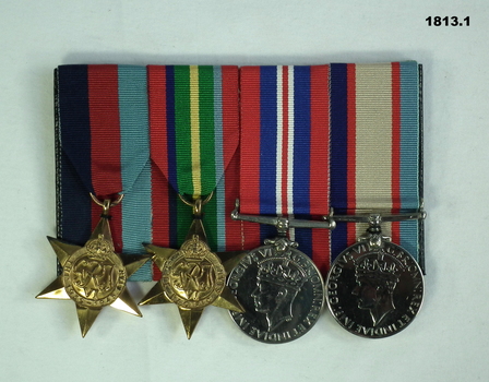 Court mounted medal set AIF WW2