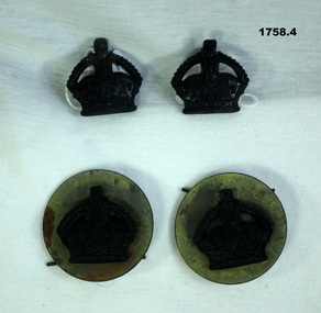 Uniform RAAF rank insignia WW2