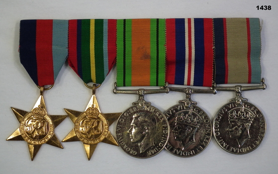 Plate mounted set AIF WW2