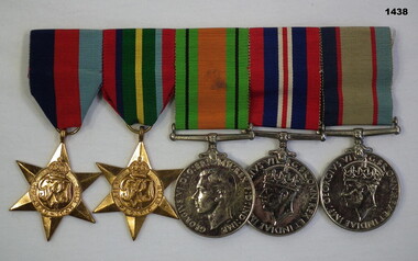 Plate mounted set AIF WW2