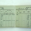 Showing a record of service book WW2
