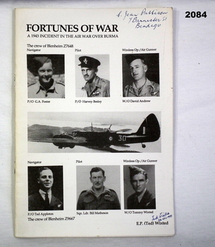 Booklet re an RAAF incident 1943