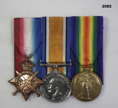 Court mounted medal set AIF WW1