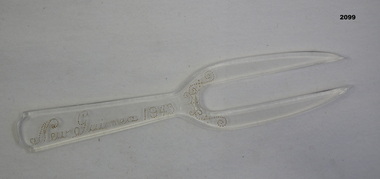 Trench art Perspex form from New Guinea 