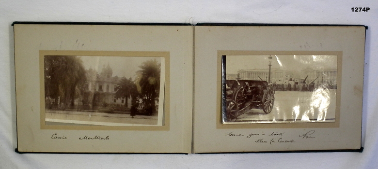 Album with 24 photographs taken during WW1 by Jack Grinton