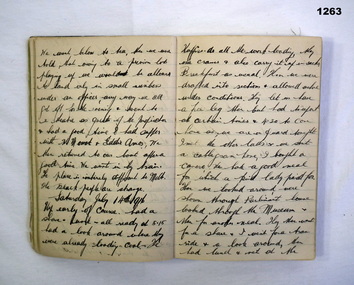Personal diary of Jack Grinton WW1 1916