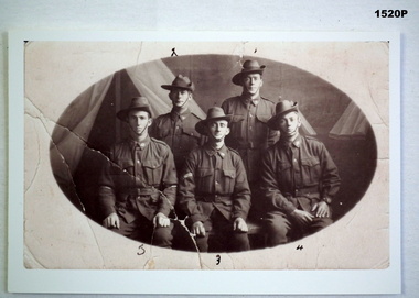 Five 38th Battalian AIF soldiers