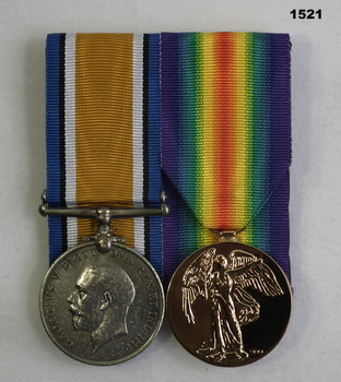 Court mounted medal set AIF WW1