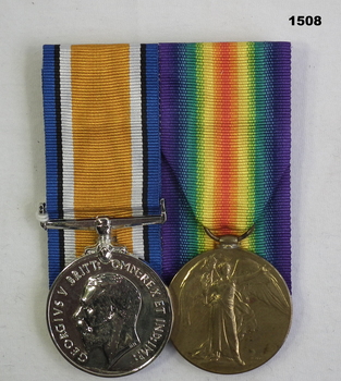 Medals set court mounted AIF WW!
