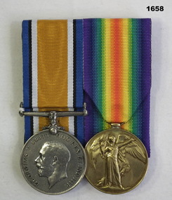Court mounted medal set AIF WW1