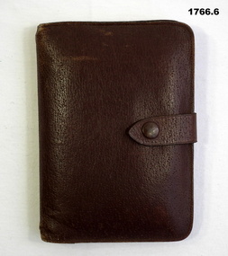 Leather wallet with Identity card inside