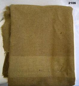 Woollen blanket in two colours from WW1