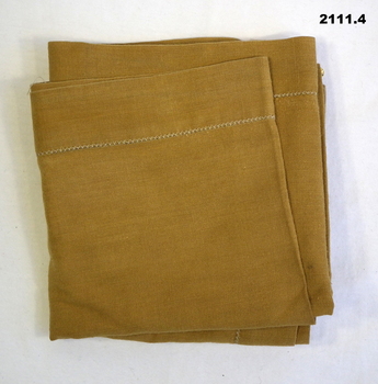 Four khaki coloured handkerchiefs WW2