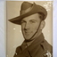Sepia ton photo portrait of a soldier 1950’s.