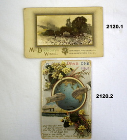 Birthday and best wishes postcards WW1 era