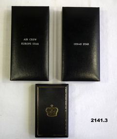 Presentation boxes for medals RAAF WW2