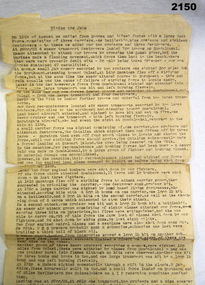part of a diary written in WW2