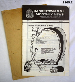 Bankstown RSL monthly newsletter April 1979.