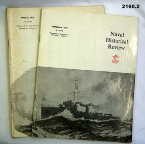 Naval Historical review volumes 1974 and 1975