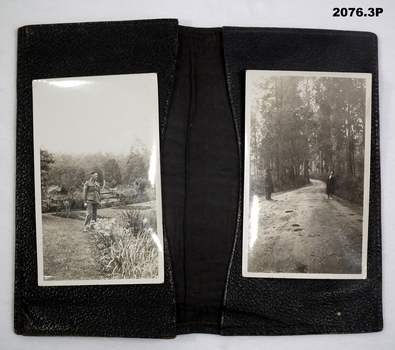 Wallet with Black and Whit  WW2 photos in.