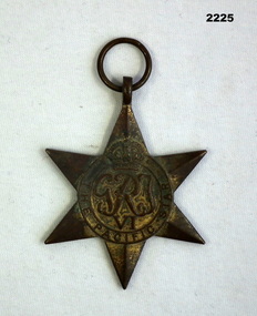 Pacific star medal AIF WW2